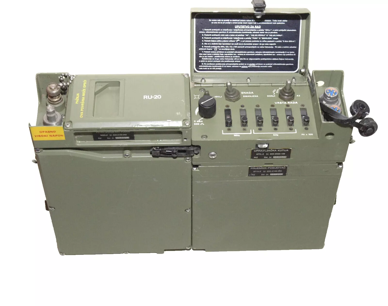Rockwell Collins PRC-515- RU-20 Military HF Radio Transceiver