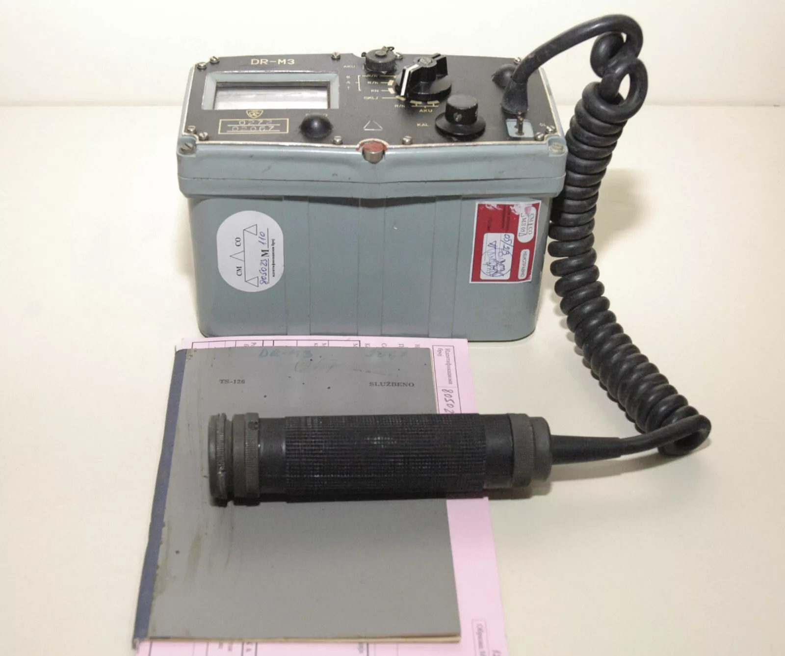 Yugoslav Army- Geiger Counter -Military Radiation Detector -CALIBRATED